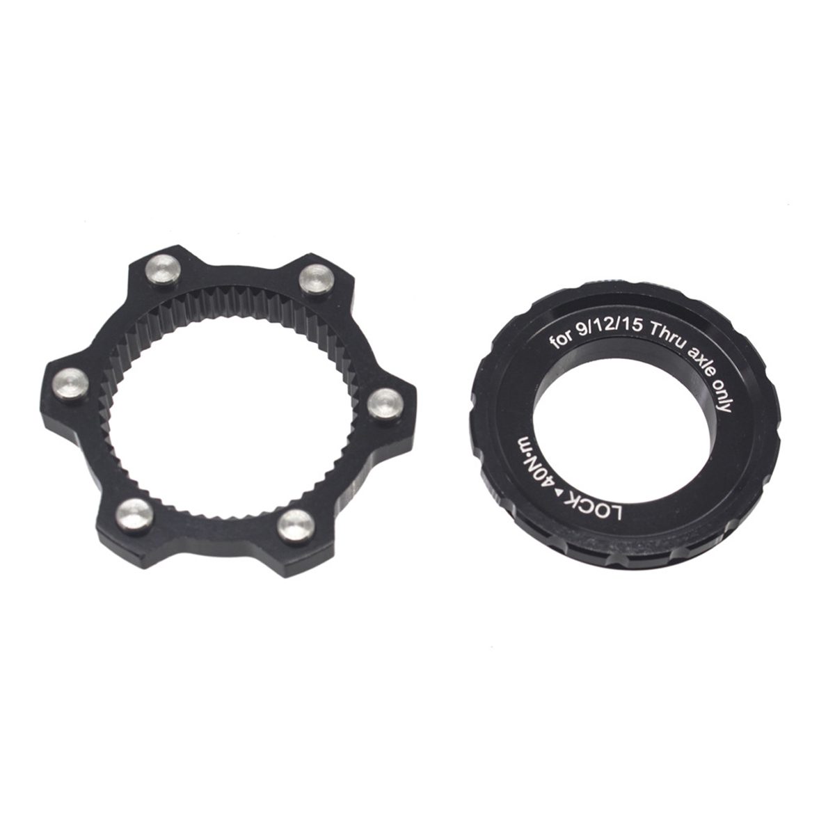 CT6A-Black.PT01 bike hub adapter Package contents one centerlock to 6-bolt adapter set