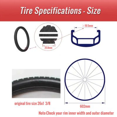 Z-TYRE6011.PT02 rubber solid tire bicycle solid tyre specification