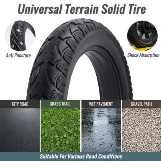 Punctured Proof Thickened Rubber Electric Bicycle Solid Tire punctured proof thickened rubber Electric Bicycle Solid Tire