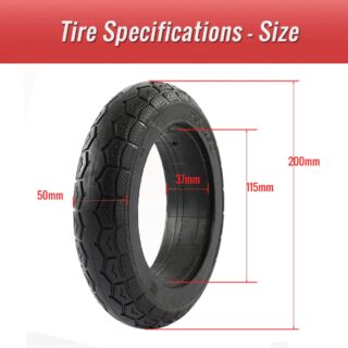 CATAZER 200x50mm 8 inch solid tire size