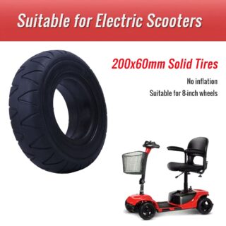 CATAZER 200x60 8 inch solid tire for electric scooter – high elasticity wear resistant