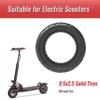 CATAZER 9.5x2.5 solid tire rubber tubeless for electric scooter