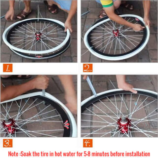 CATAZER Bicycle Tire Easy Installation CATAZER bicycle tire easy installation