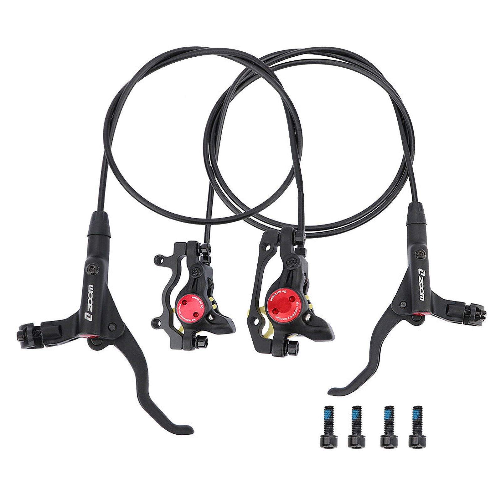 CATAZER black hydraulic disc brake set front 800mm rear 1450mm
