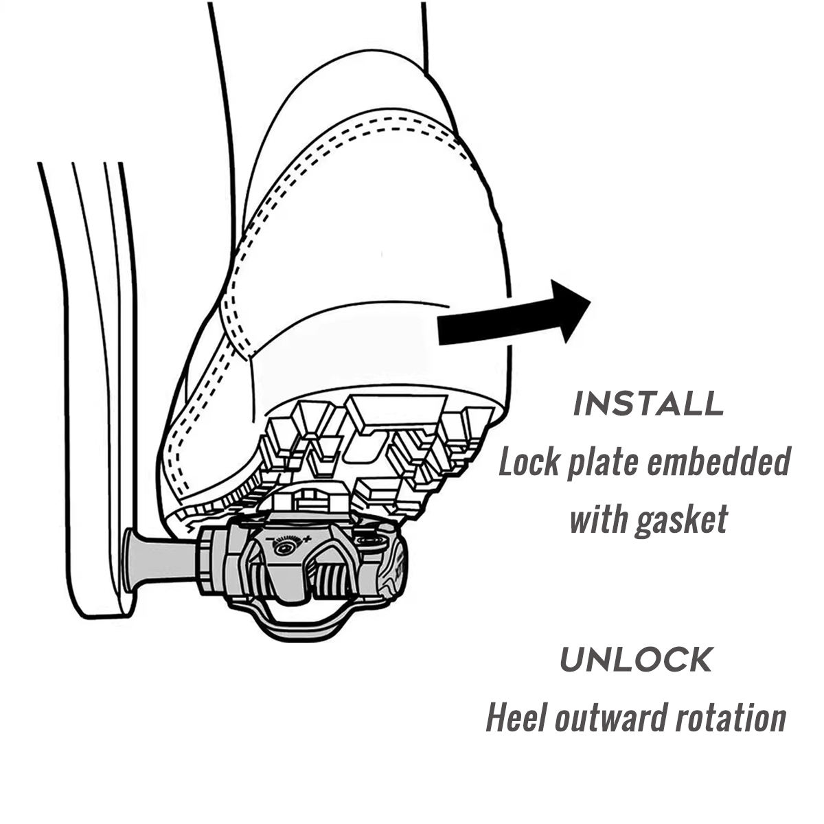 CP02001 SH51.PT02 universal SPD cleats