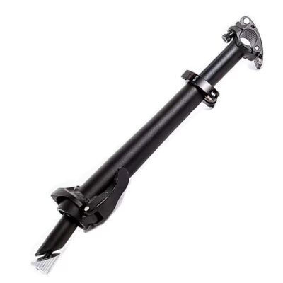 black folding bike stem