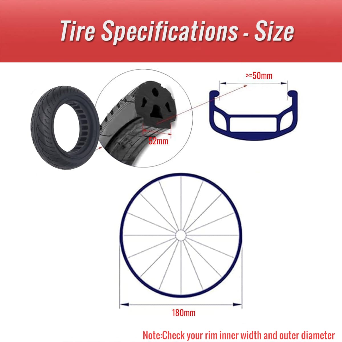X TYRE2856.PT02 10 inch bicycle solid tire 10 inch bicycle solid tire