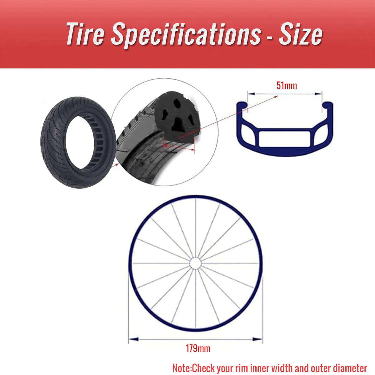 10 inch solid tire for Kugoo M4 Pro scooter
