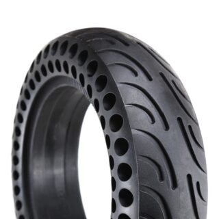 solid tire installed on Evercross electric scooter