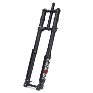 double shoulder fork 120 160mm hydraulic for mtb snowmobile for mtb.including-side-644mm