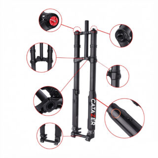 double shoulder fork 120 160mm hydraulic for mtb snowmobile for mtb including details-including-details