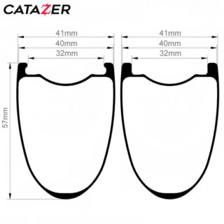 Carbon Tubeless Rim Ultralight For Gravel Cx Mtb 405g 700c 57x40m Size carbon tubeless rim ultralight for gravel cx mtb 405g 700c 57x40m size