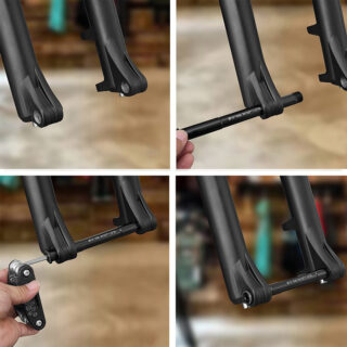 6mm Hex Wrench Installation Port On Aluminum Bicycle Thru Axle 6mm hex wrench installation port on Aluminum Bicycle Thru Axle