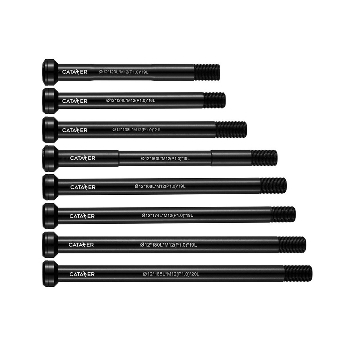Aluminum Bicycle Thru Axle Length Options 120mm To 185mm Aluminum Bicycle Thru Axle length options 120mm to 185mm