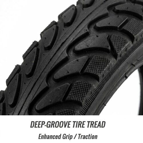 thickened puncture resistant rubber on 14 Inch E Bike Tire