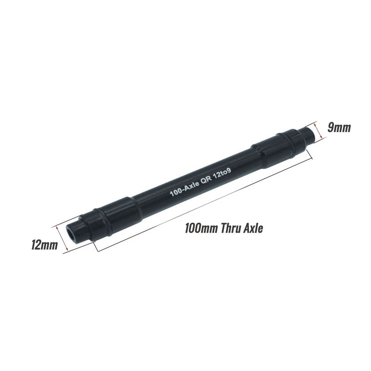 Thru Axle Hub Adapter 100mm Length Measurement Guide Thru Axle Hub Adapter 100mm length measurement guide