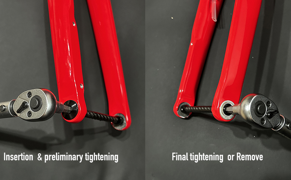 thru axle installtion