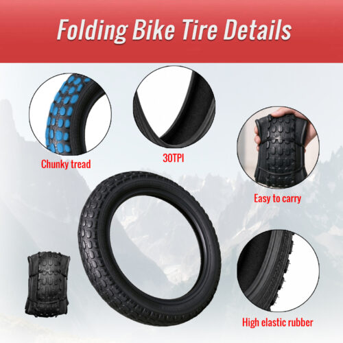 catazer folding bike tire details