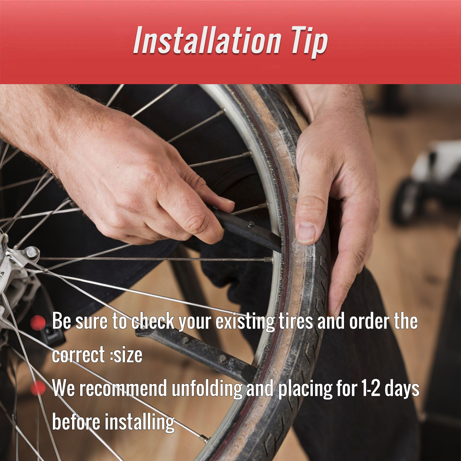 catazer folding bike tire installation tip