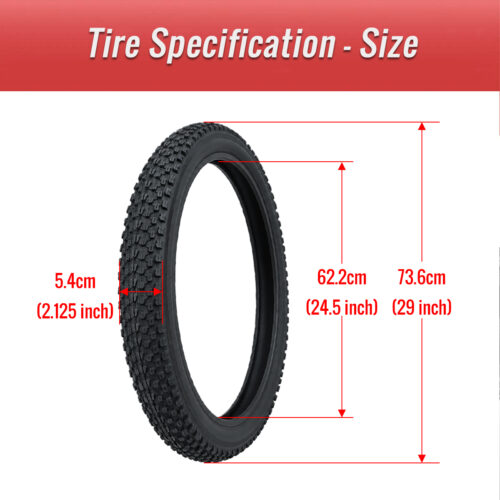 catazer folding bike tire size