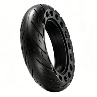 electric scooter solid tire 10x2.50 side angle view